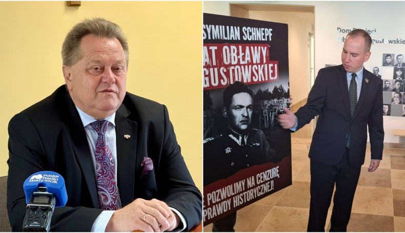 Konferencje nt. wystawy o obławie augustowskiej w Suwałkach i Augustowie, 18.07.2025, źródło: PRB